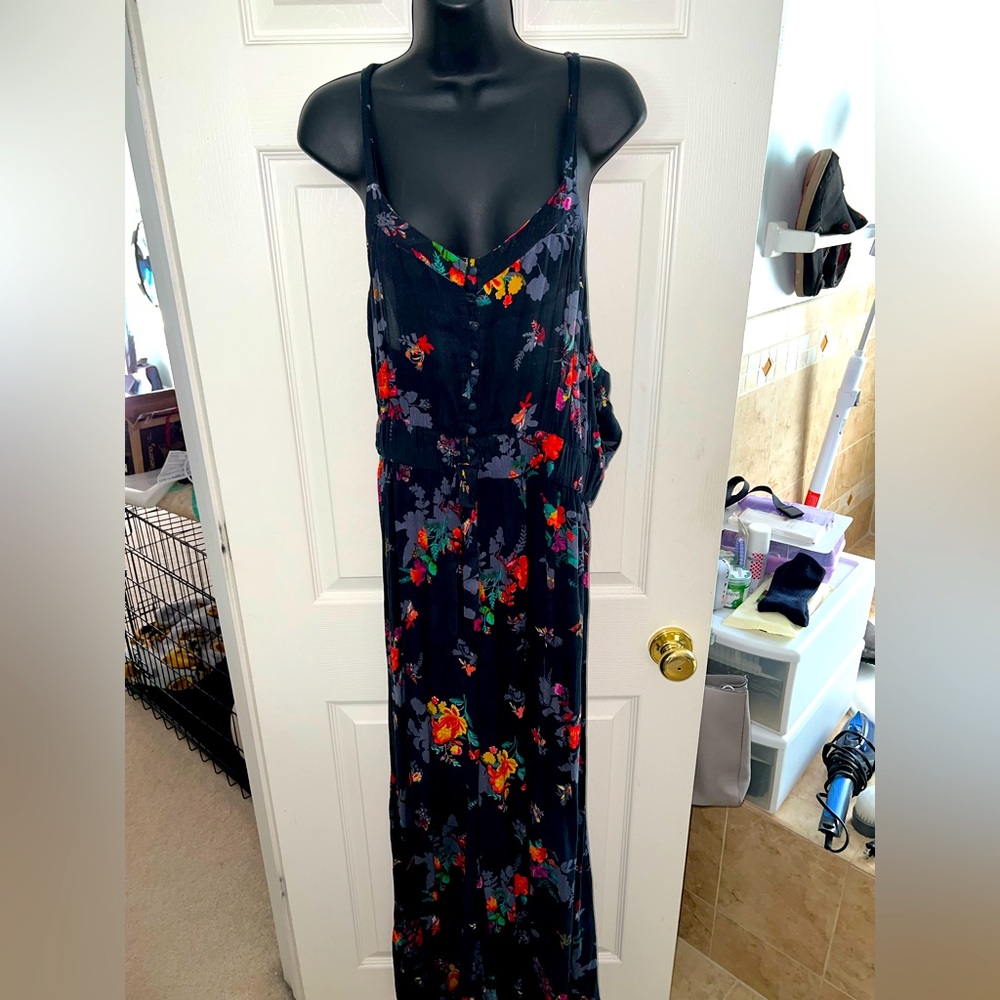 Free People FP One Moonlight Garden Jumpsuit Sz L